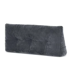 Keilkissen Samt 100 x 20 x 50 cm anthrazit