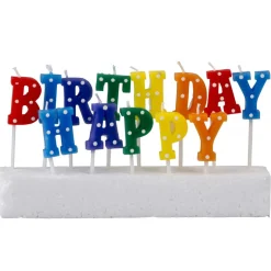 Kerzen 'Happy Birthday' 13-teilig