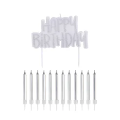 Kerzen Set HAPPY BIRTHDAY 13-teilig
