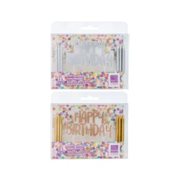 Kerzen Set HAPPY BIRTHDAY 13-teilig