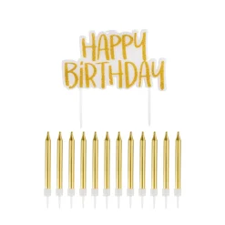 Kerzen Set HAPPY BIRTHDAY 13-teilig