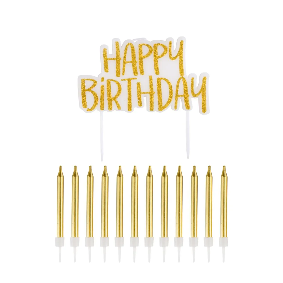 Kerzen Set HAPPY BIRTHDAY 13-teilig