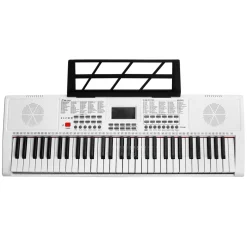 Keyboard Set mit Hocker und Ständer weiss/schwarz