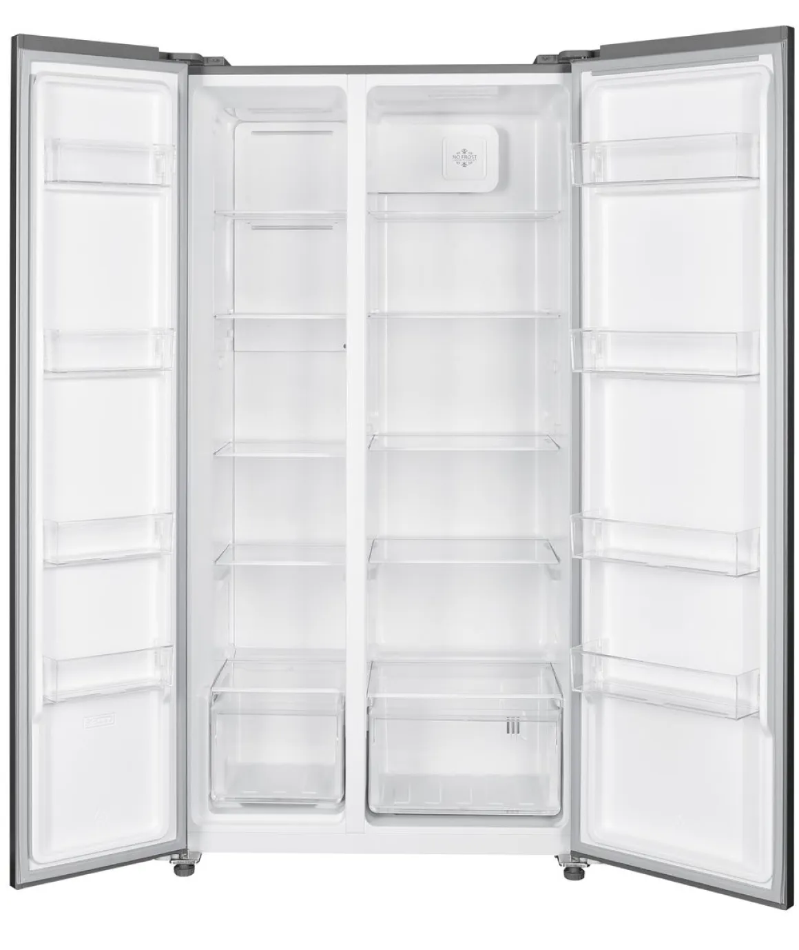 Kühlschrank mit Gefrierer 532L grau