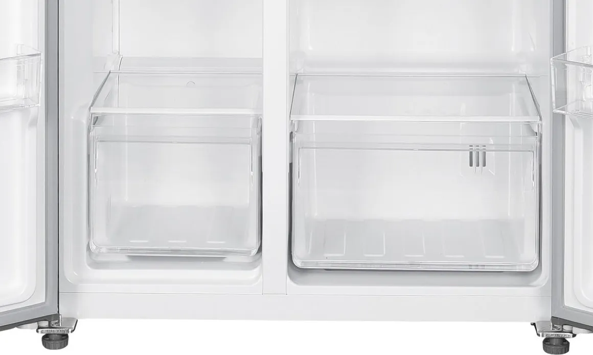 Kühlschrank mit Gefrierer 532L grau