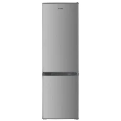 Kühlschrank mit Gefrierer 260L silbergrau