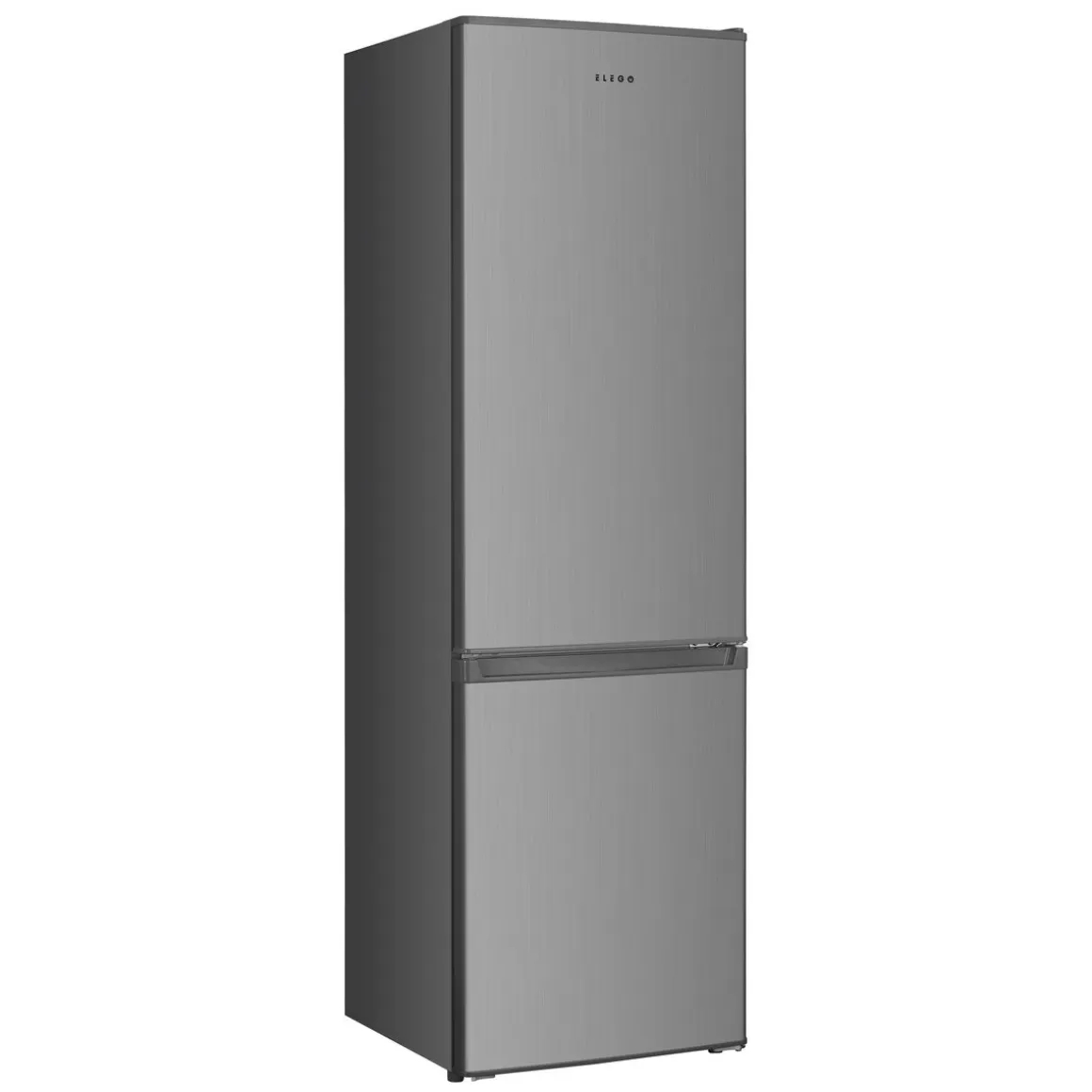 Kühlschrank mit Gefrierer 260L silbergrau