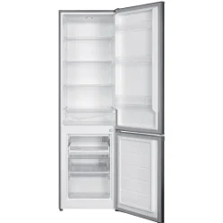 Kühlschrank mit Gefrierer 260L silbergrau