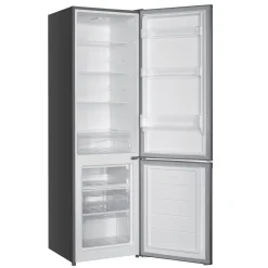 Kühlschrank mit Gefrierer 260L silbergrau