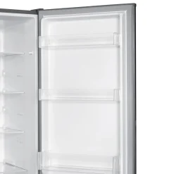 Kühlschrank mit Gefrierer 260L silbergrau