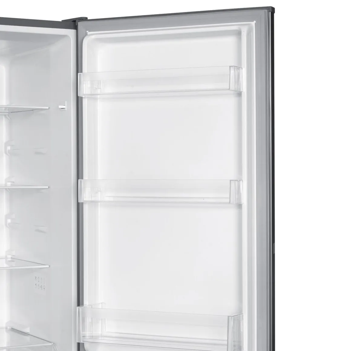 Kühlschrank mit Gefrierer 260L silbergrau