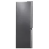 Kühlschrank mit Gefrierer 362L silbergrau