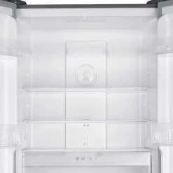 Kühlschrank mit Gefrierer 362L silbergrau
