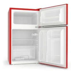 Kühlschrank mit Gefrierfach HOLO 90L rot