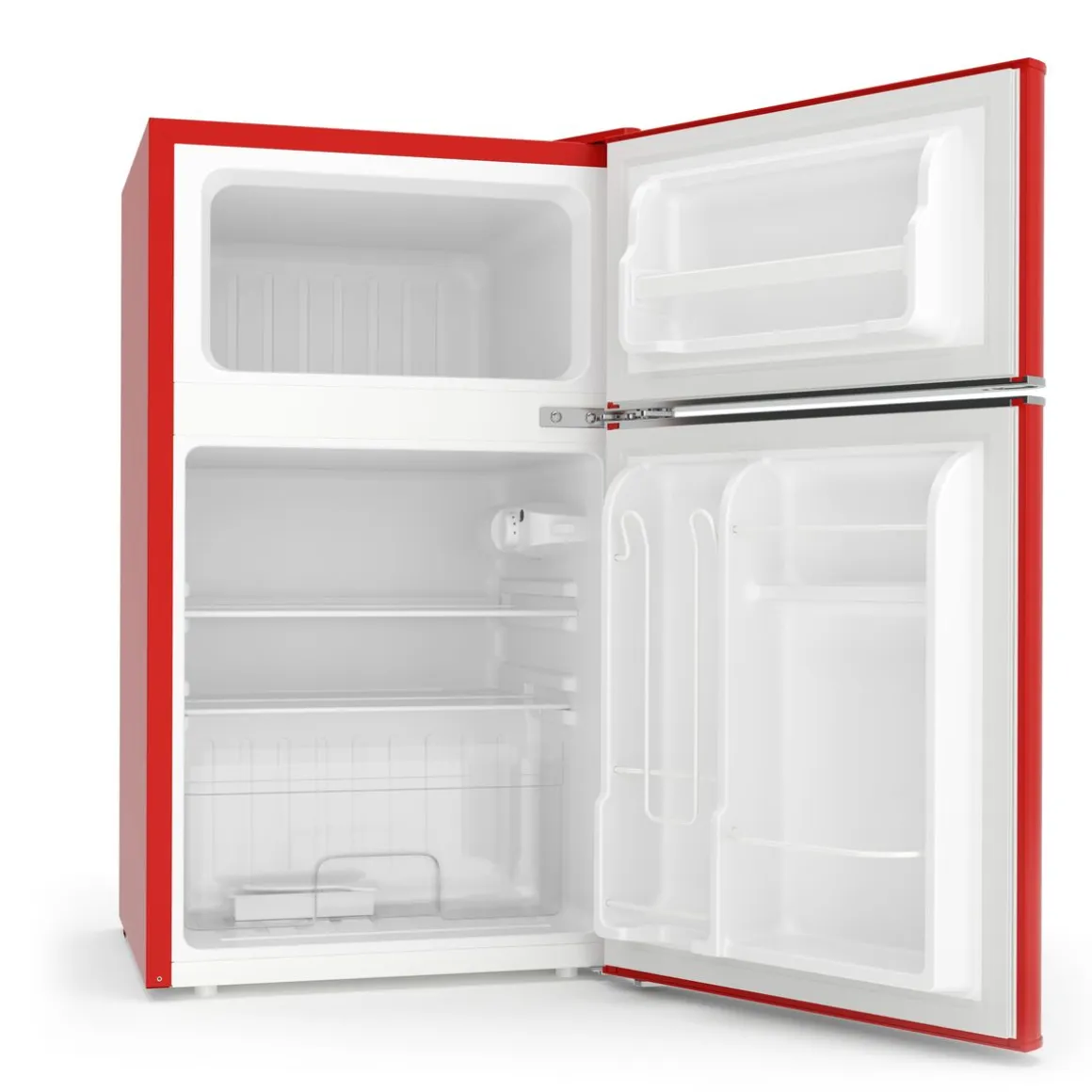 Kühlschrank mit Gefrierfach HOLO 90L rot
