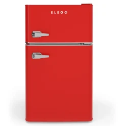 Kühlschrank mit Gefrierfach HOLO 90L rot