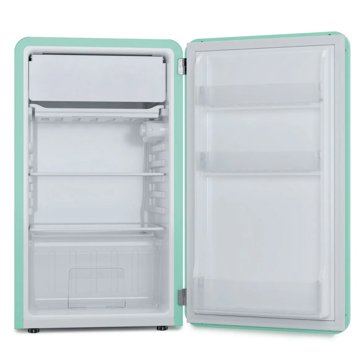 Kühlschrank mit Gefrierfach Retro 90L mint