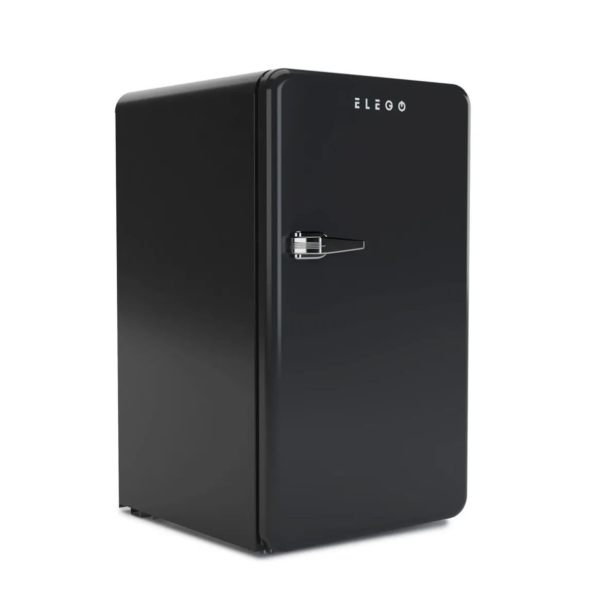 Kühlschrank mit Gefrierfach Retro 90L schwarz