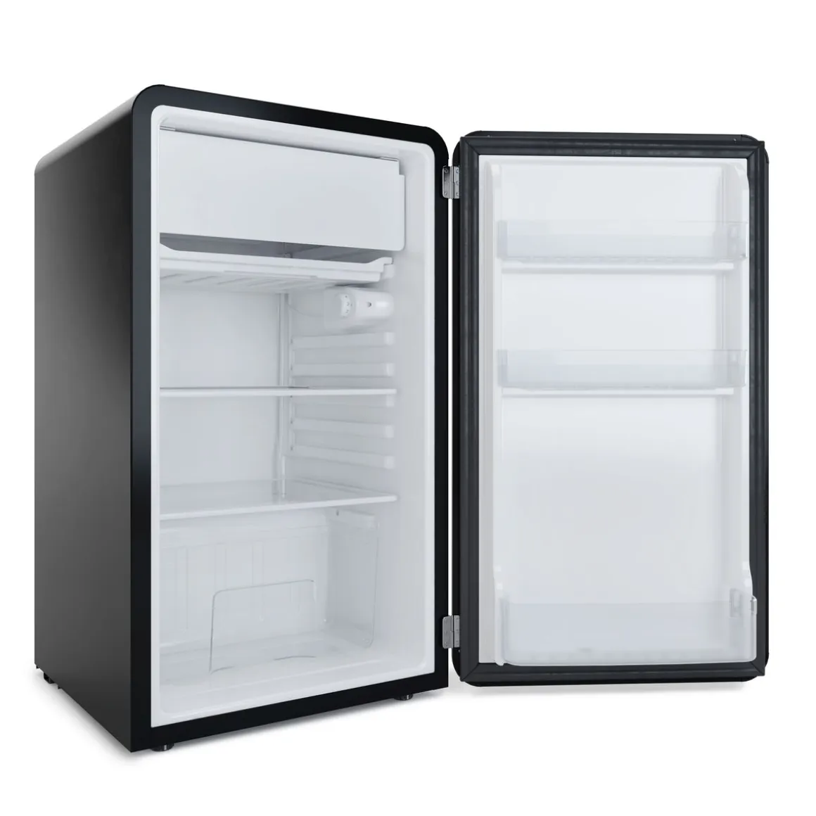 Kühlschrank mit Gefrierfach Retro 90L schwarz