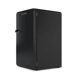 Kühlschrank mit Gefrierfach Retro 90L schwarz