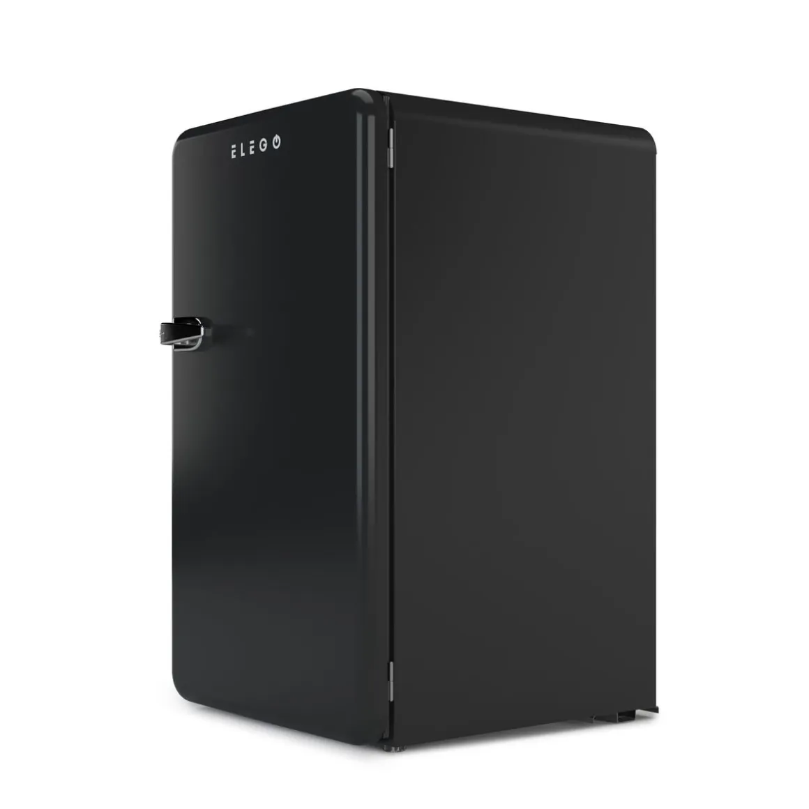 Kühlschrank mit Gefrierfach Retro 90L schwarz