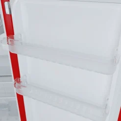 Kühlschrank mit Gefrierfach Retro 90L rot