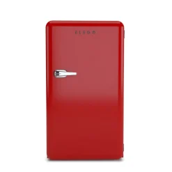 Kühlschrank mit Gefrierfach Retro 90L rot
