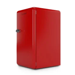 Kühlschrank mit Gefrierfach Retro 90L rot
