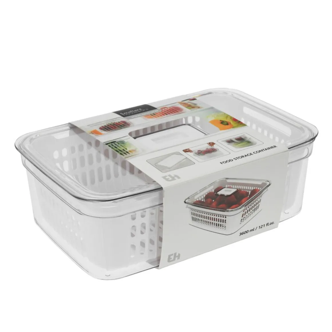 Kühlschrank Organizer mit Deckel 3.6L