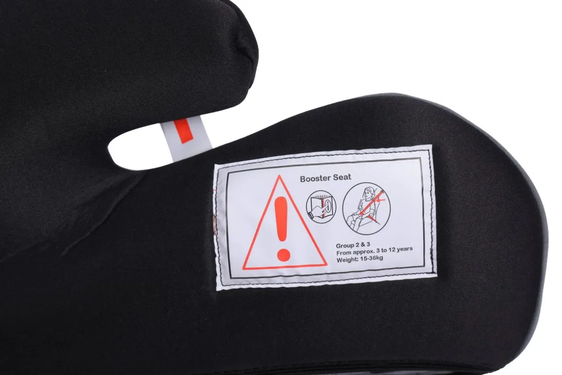 Kinderautositz Sitzerhöhung schwarz/grau