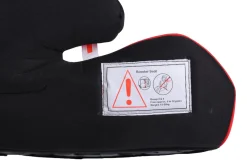 Kinderautositz Sitzerhöhung schwarz/rot