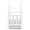 Kinderbett BEMBY mit 2 Schubladen 80 x 160 cm weiss