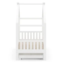 Kinderbett BEMBY mit 2 Schubladen 80 x 160 cm weiss