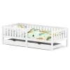 Kinderbett DORRIT mit Schubladen 90 x 200 cm weiss