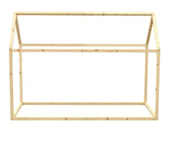 Kinderbett HAUS 90 x 200 cm natur