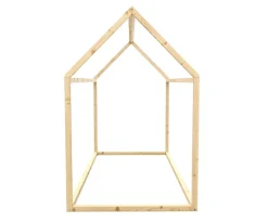 Kinderbett HAUS 90 x 200 cm natur