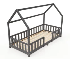 Kinderbett MAISON 90 x 200 cm anthrazit