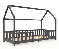 Kinderbett MAISON 90 x 200 cm anthrazit