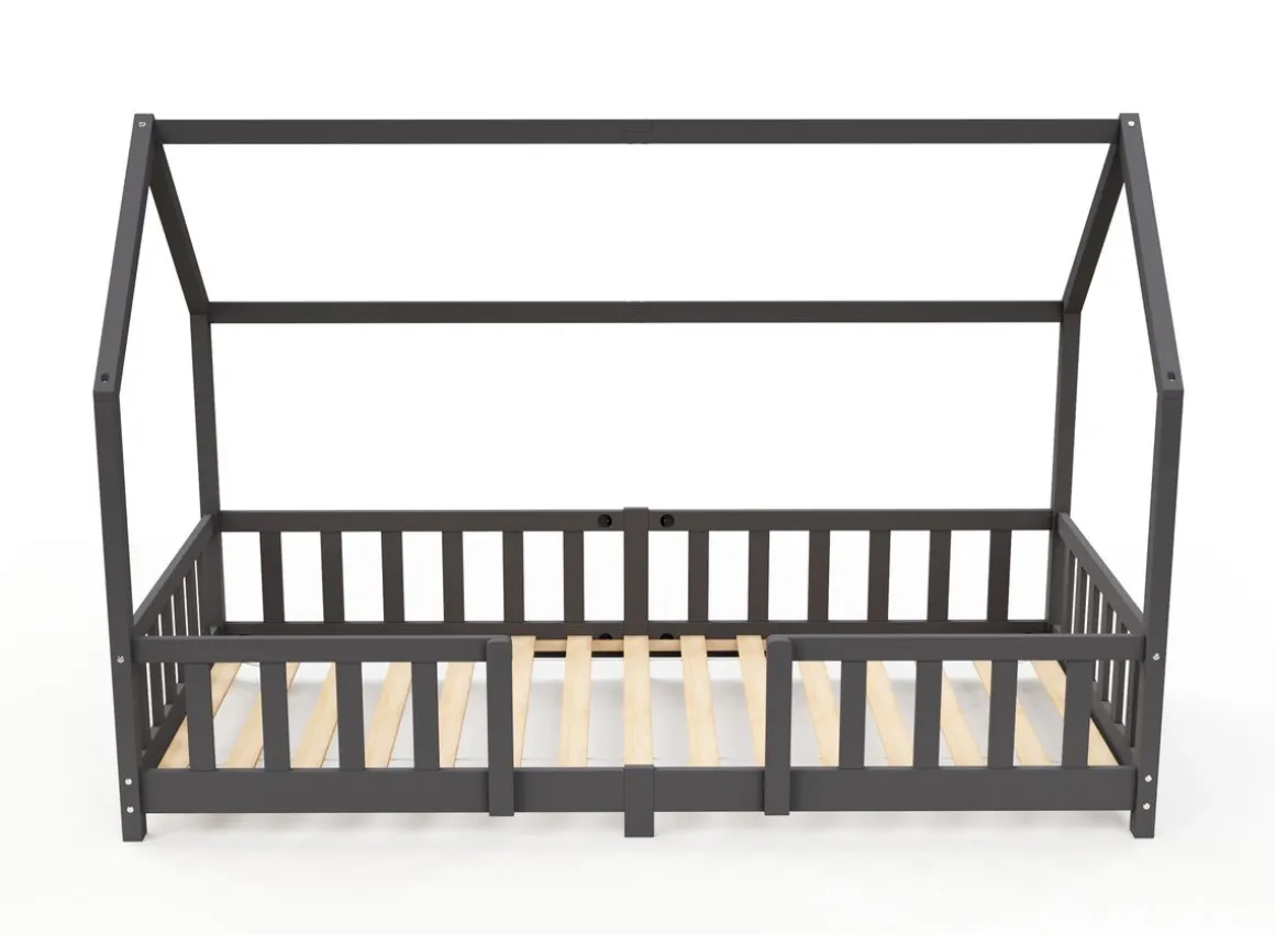 Kinderbett MAISON 90 x 200 cm anthrazit