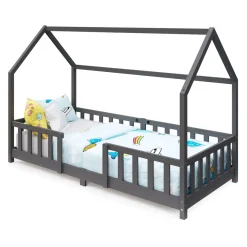 Kinderbett MAISON 90 x 200 cm anthrazit