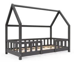 Kinderbett MAISON 70 x 140 cm anthrazit
