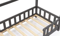 Kinderbett MAISON 70 x 140 cm anthrazit