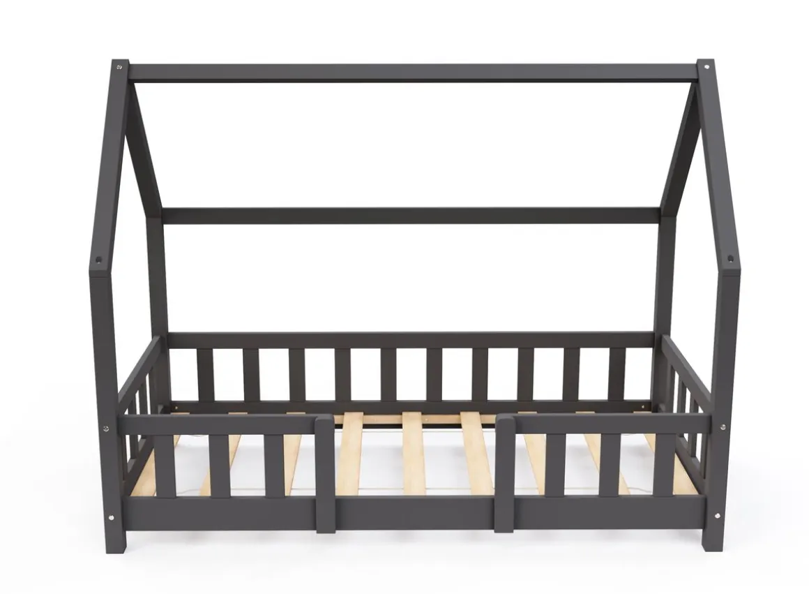 Kinderbett MAISON 70 x 140 cm anthrazit