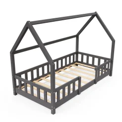 Kinderbett MAISON 80 x 160 cm anthrazit