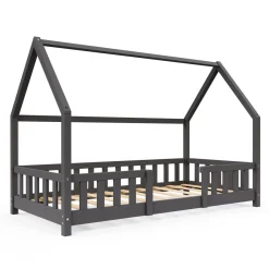 Kinderbett MAISON 80 x 160 cm anthrazit