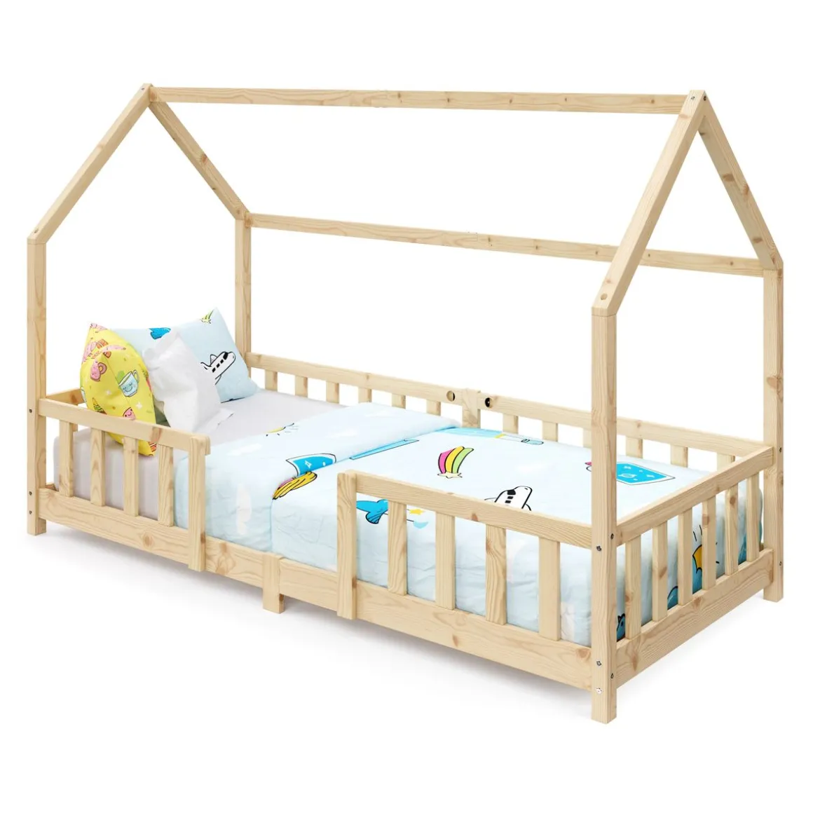 Kinderbett MAISON 90 x 200 cm natur