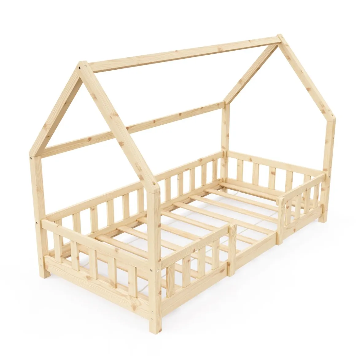 Kinderbett MAISON 80 x 160 cm natur