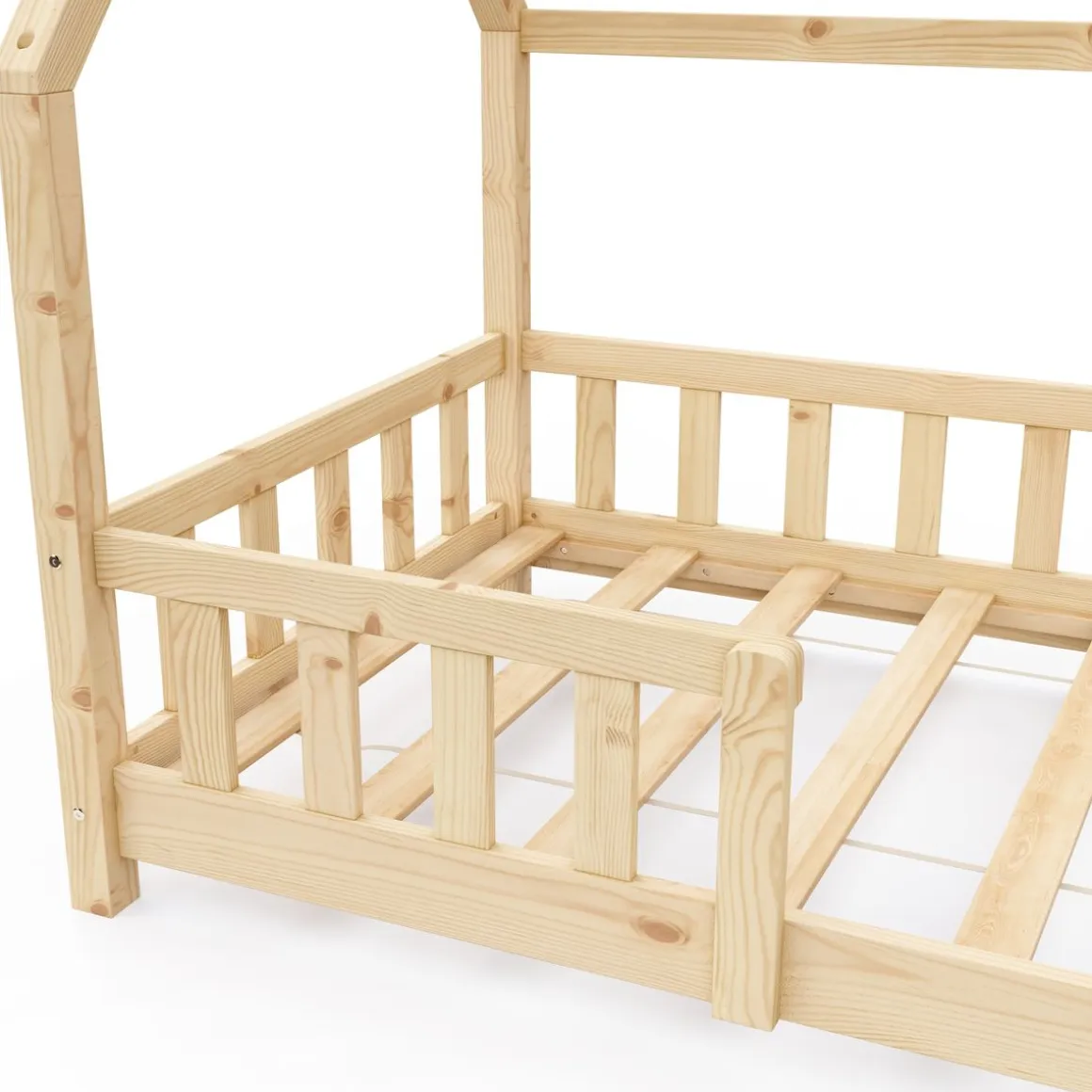 Kinderbett MAISON 80 x 160 cm natur
