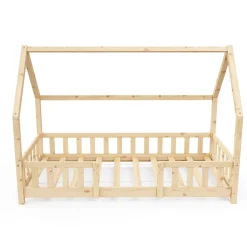Kinderbett MAISON 80 x 160 cm natur