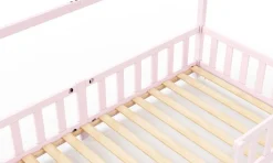 Kinderbett MAISON 90 x 200 cm rosa